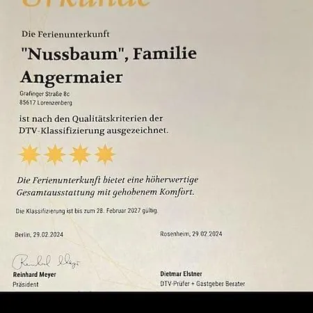 Nussbaum In Bayern, Ruhe Und Apartment *
